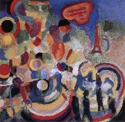 Delaunay, Robert Pay one-s respects to Belei oil painting